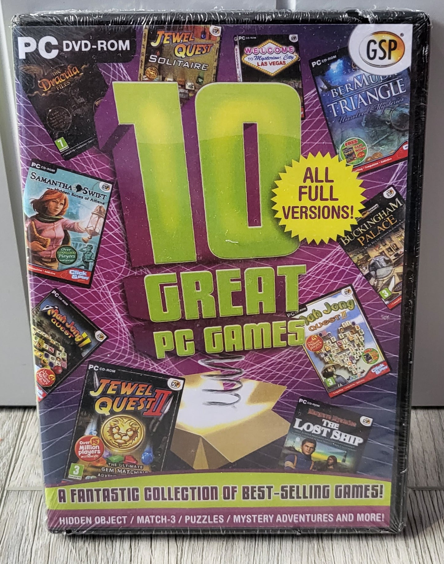 Brand New and Sealed 10 Great PC Games PC Game