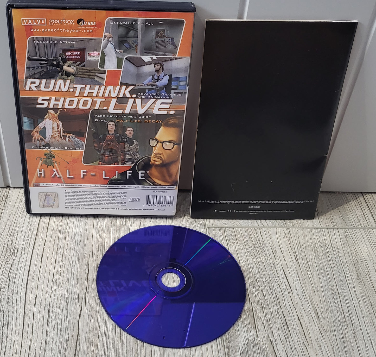 Half Life Sony Playstation 2 (PS2) Game
