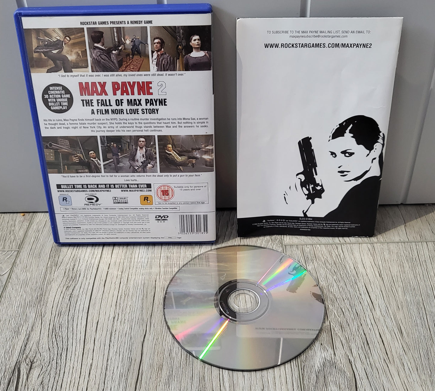 Max Payne 2 the Fall of Max Payne Sony Playstation 2 (PS2) Game