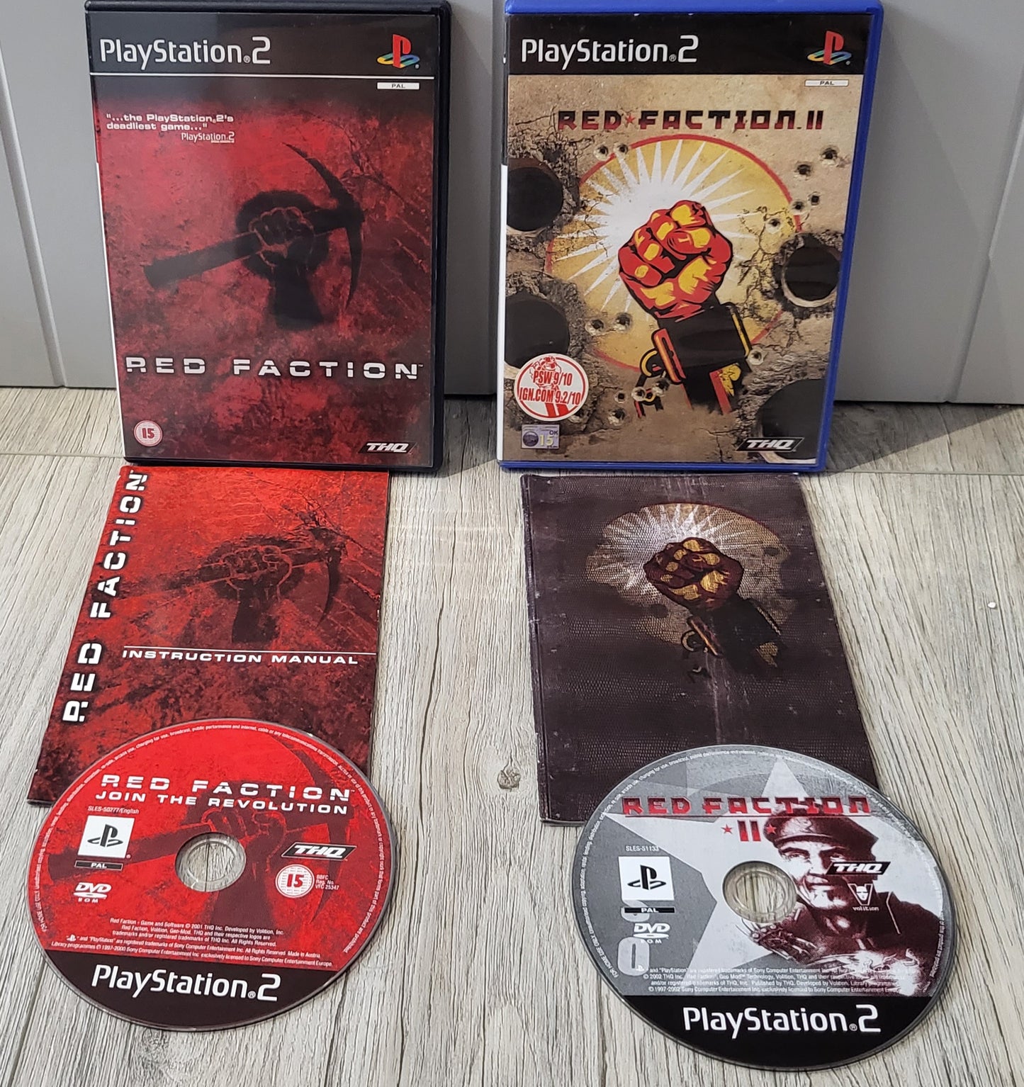 Red Faction 1 & 2 Sony Playstation 2 (PS2) Game Bundle