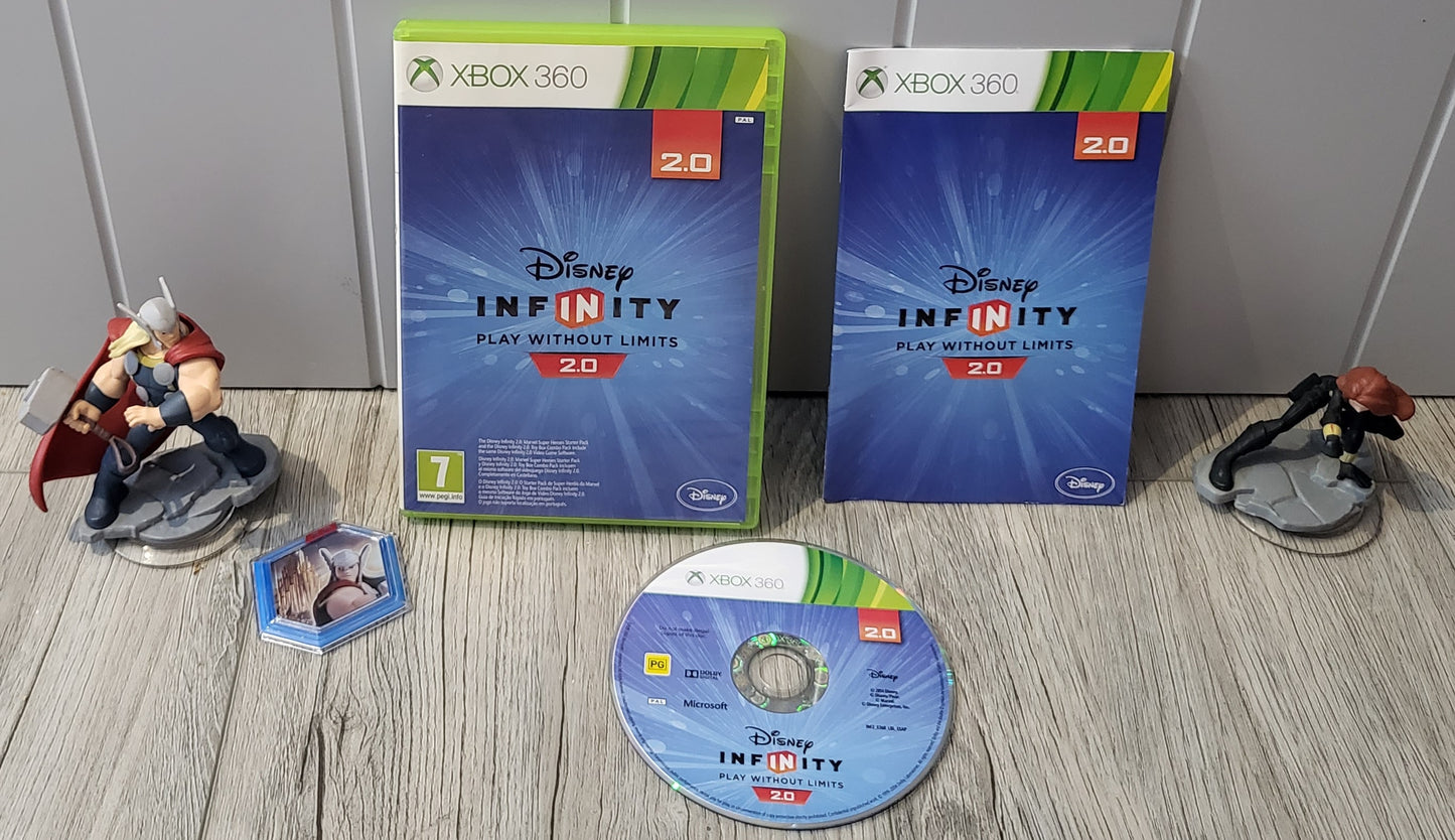 Disney Infinity 2.0 with Thor & Black Widow Microsoft Xbox 360 Game & Accessory