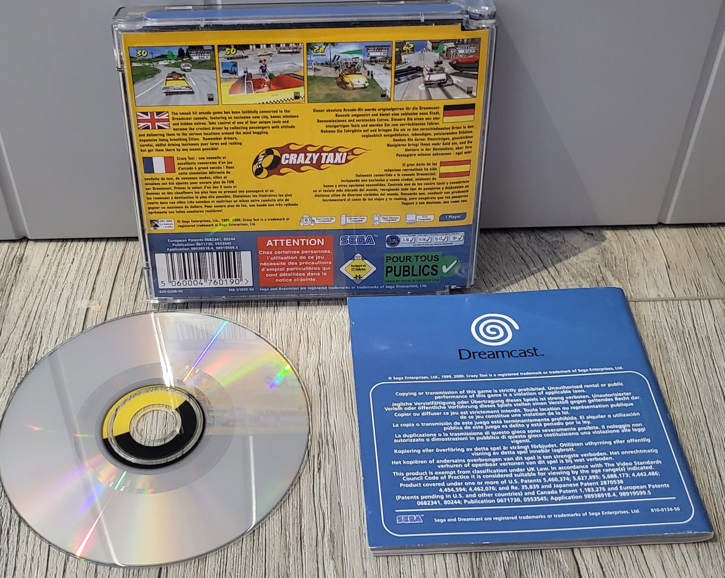 Crazy Taxi Sega Dreamcast Game