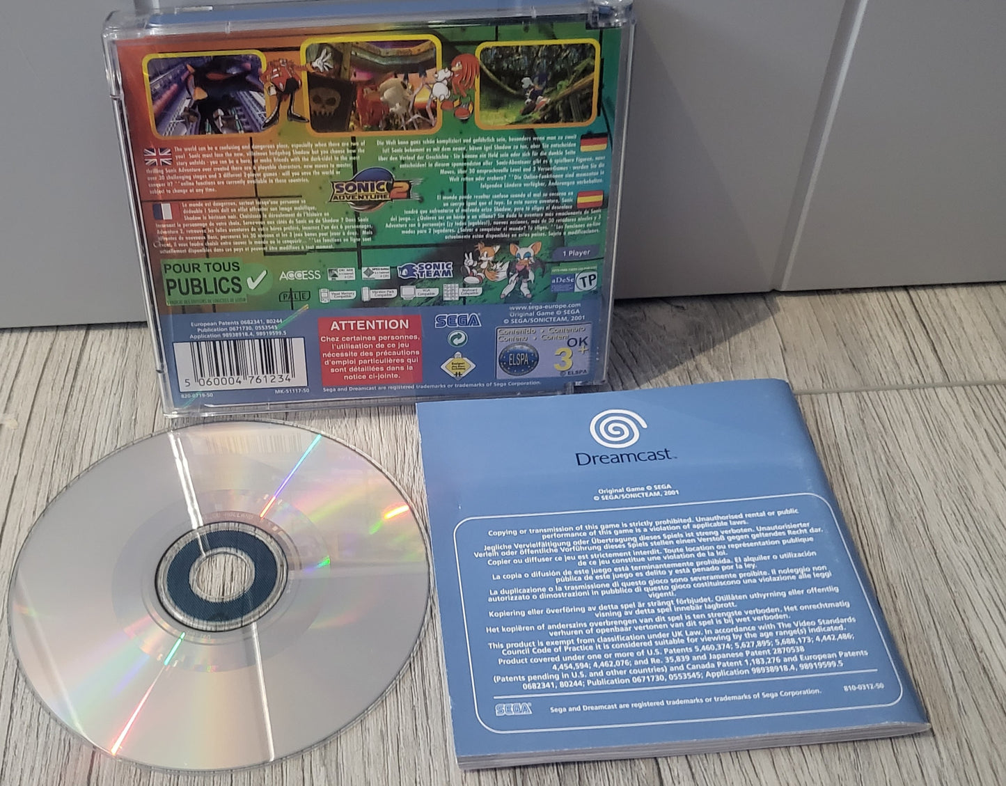 Sonic Adventure 2 Sega Dreamcast Game