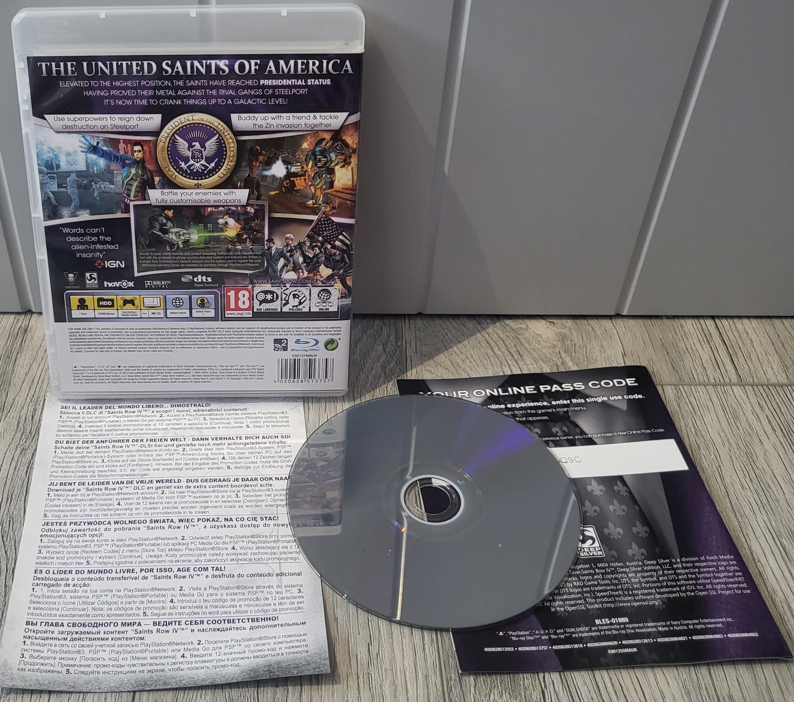 Saints Row IV Commander in Chief Edition Sony Playstation 3 (PS3
