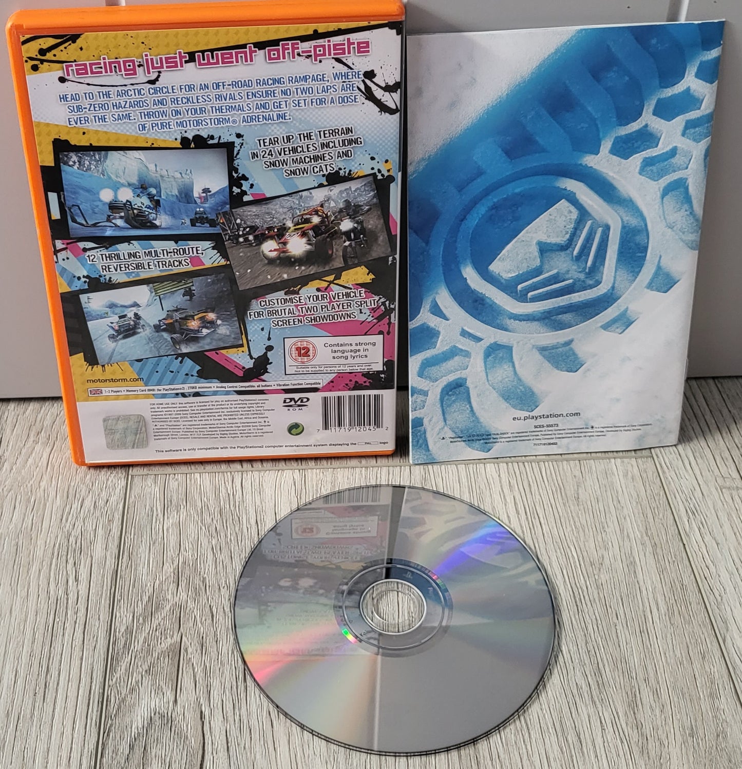 Motorstorm Arctic Edge Sony Playstation 2 (PS2) RARE Game