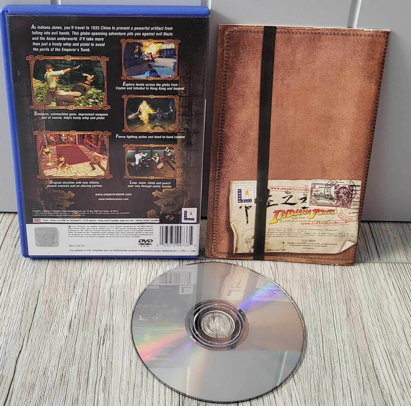 Indiana Jones and the Emperor's Tomb Sony Playstation 2 (PS2) Game