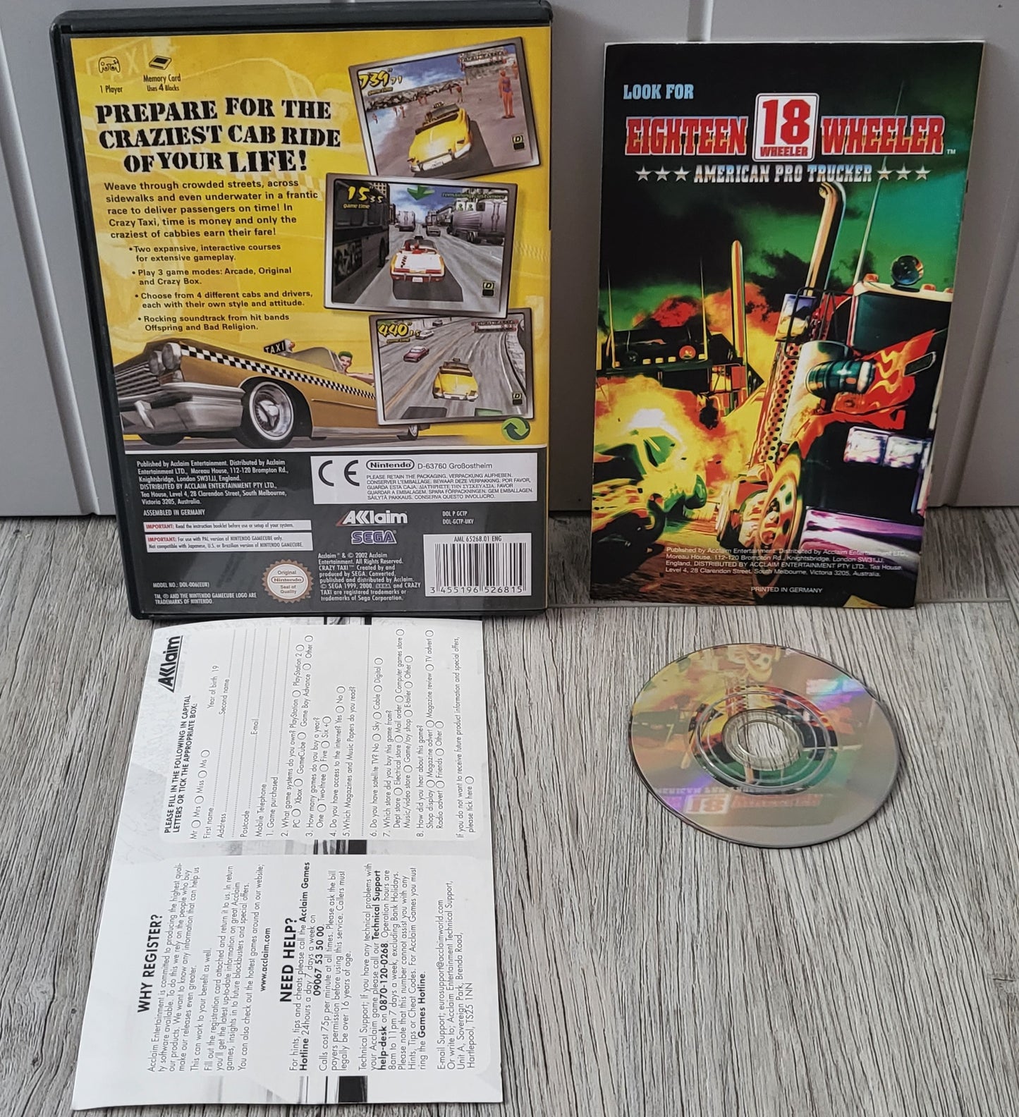 Crazy Taxi Nintendo GameCube Game
