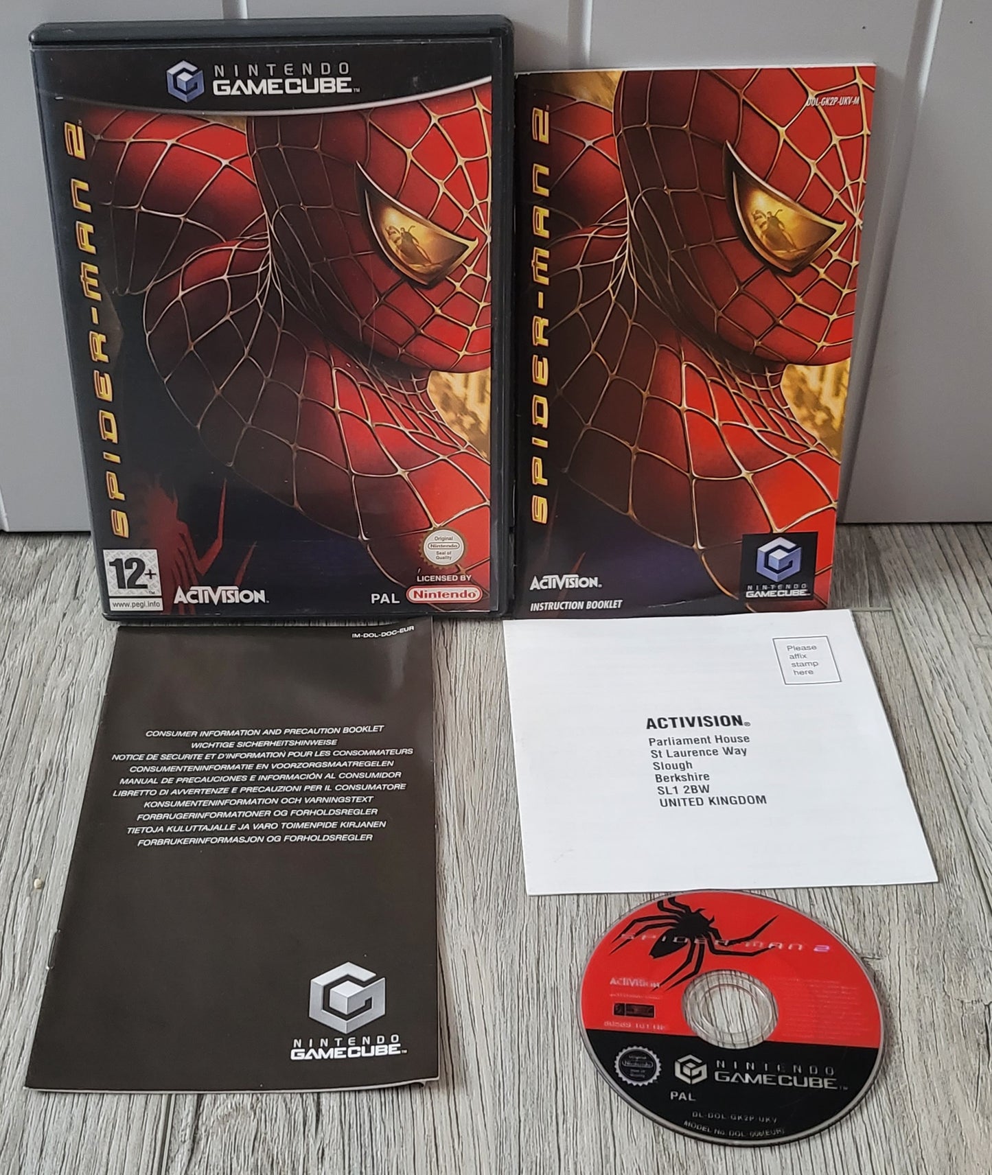 Spider-Man 2 Nintendo GameCube Game