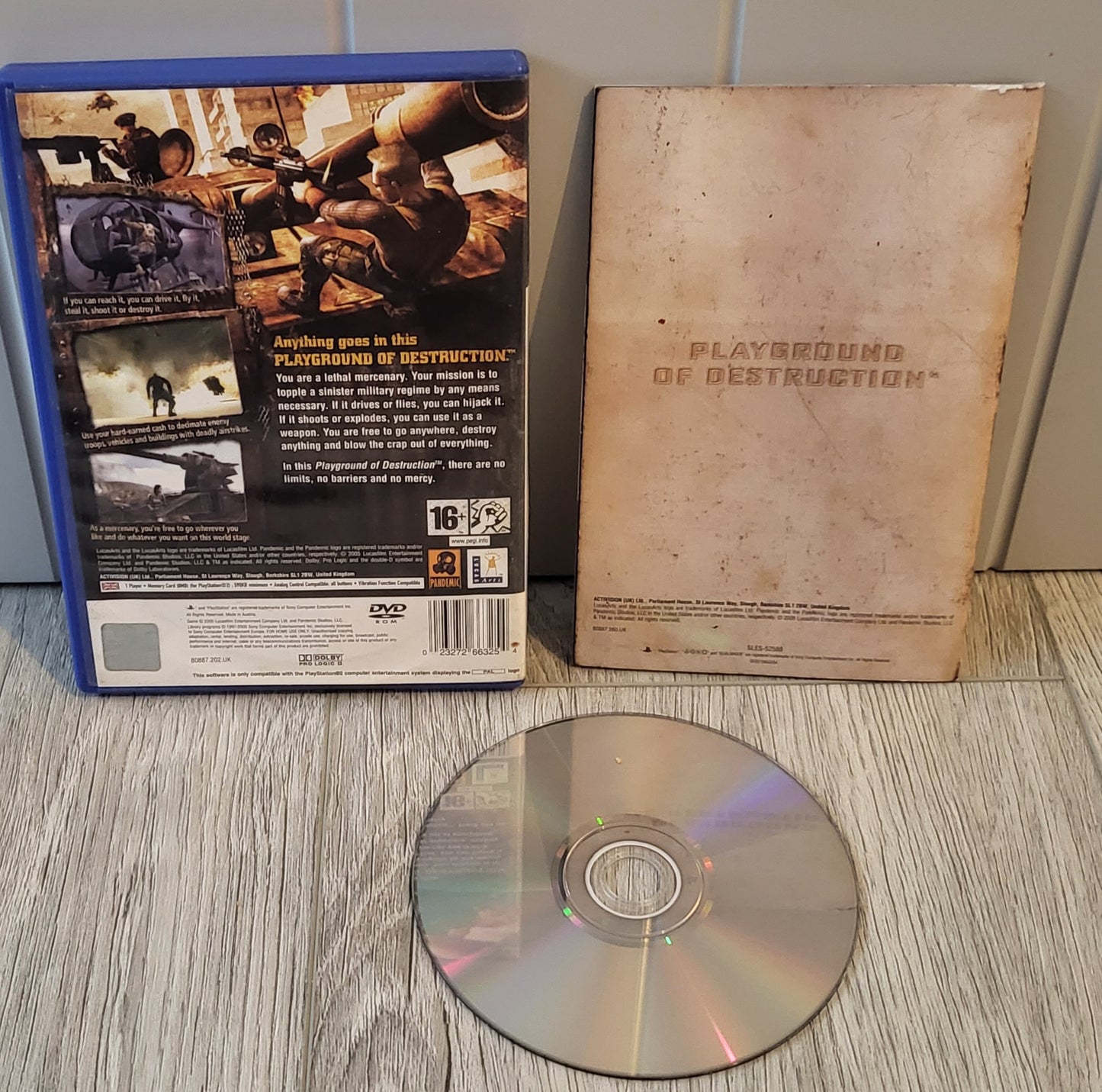 Mercenaries Playground of Destruction Sony Playstation 2 (PS2) Game