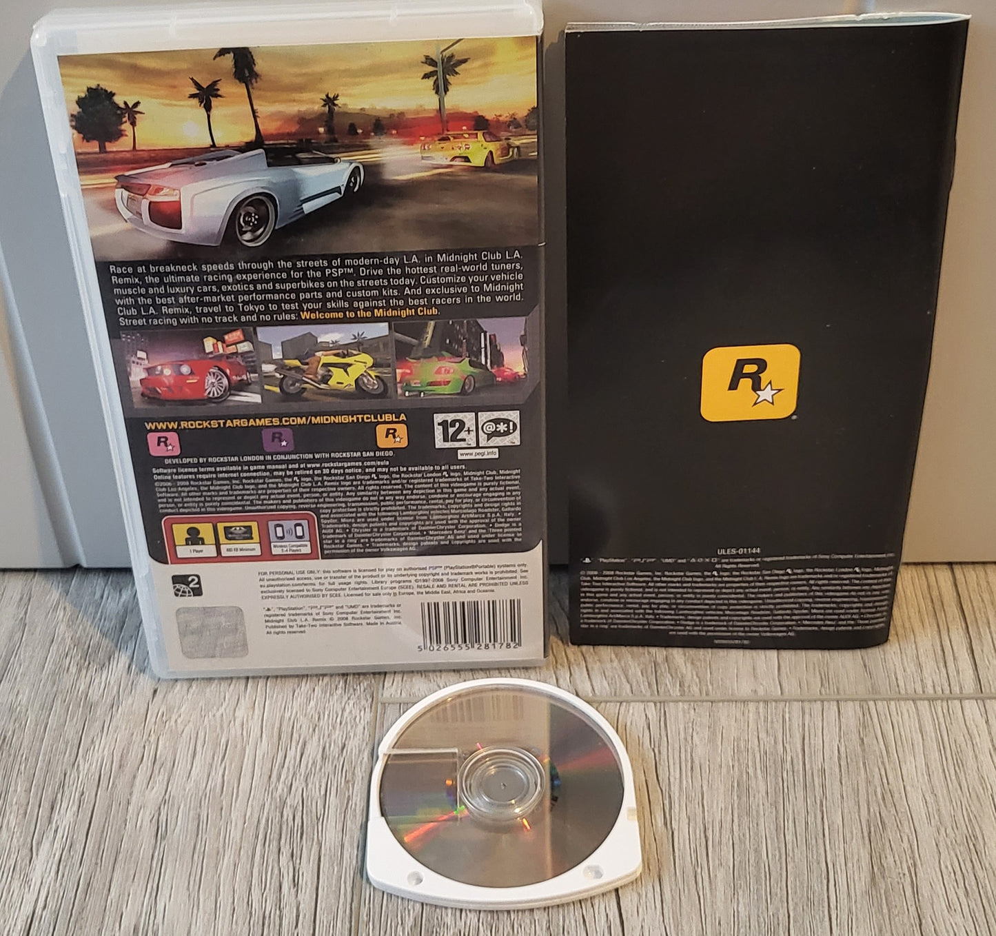 Midnight Club L.A. Remix Sony PSP Game