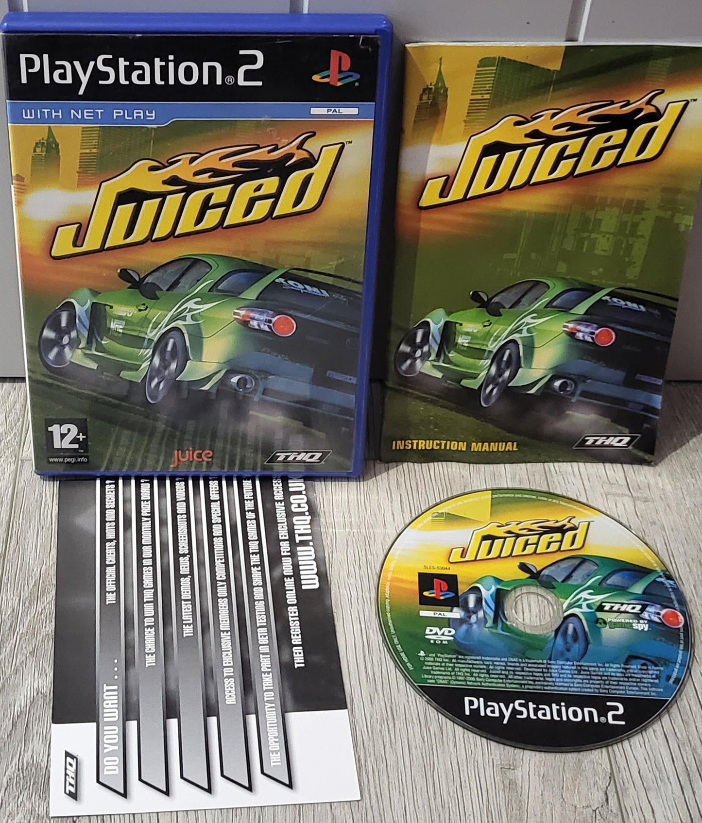 Juiced Black Label Sony Playstation 2 (PS2) Game