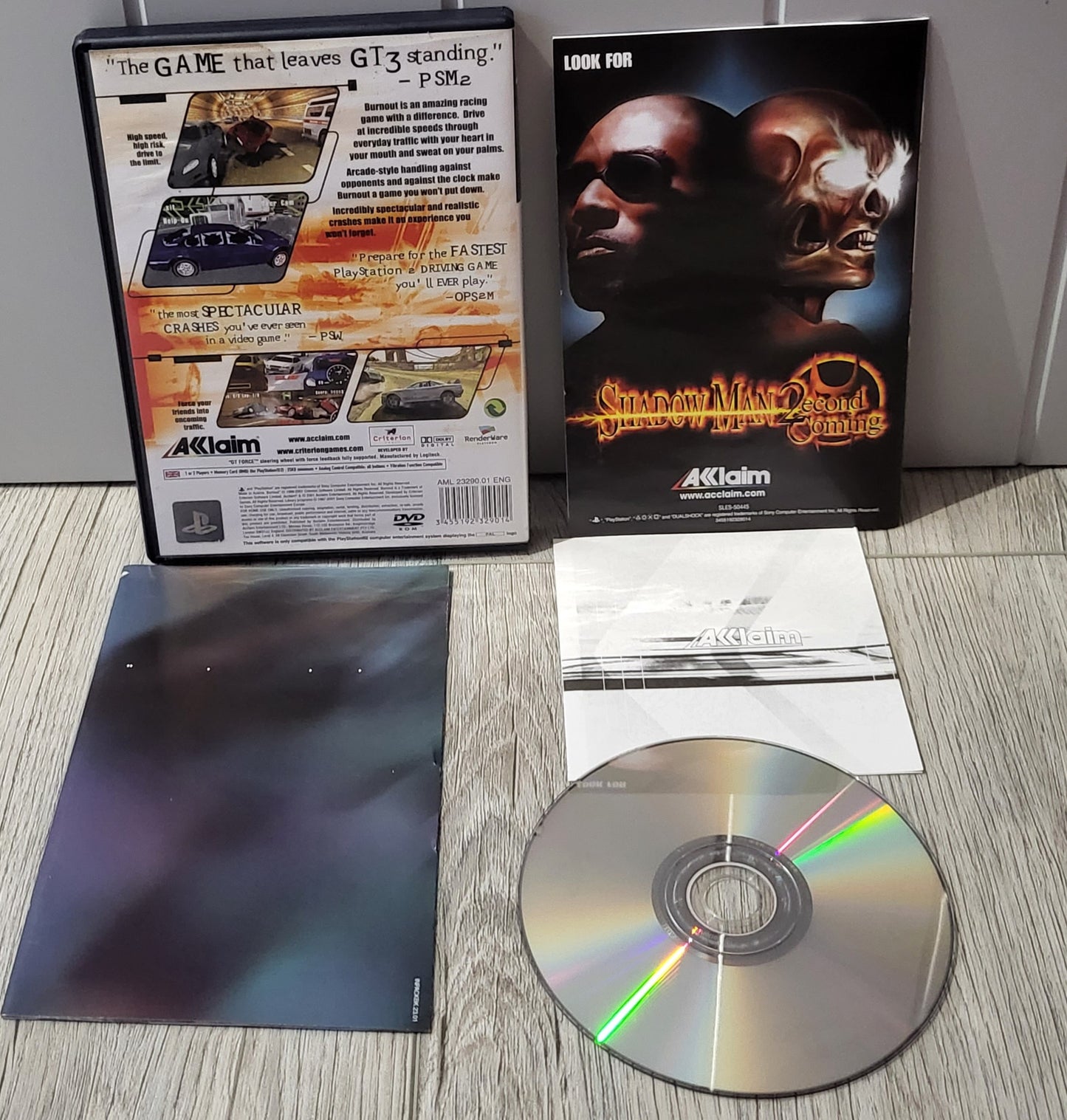 Burnout Sony Playstation 2 (PS2) Game