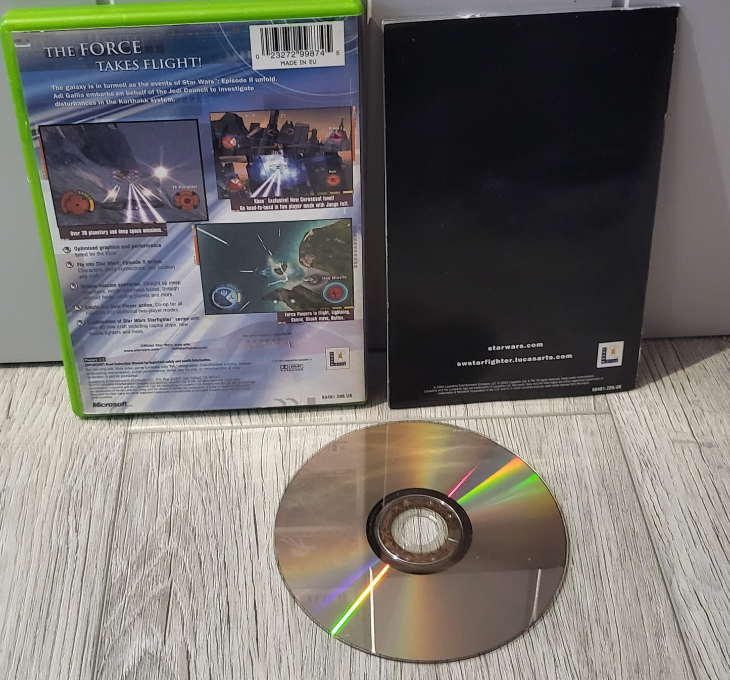 Star Wars Jedi Starfighter Microsoft Xbox Game