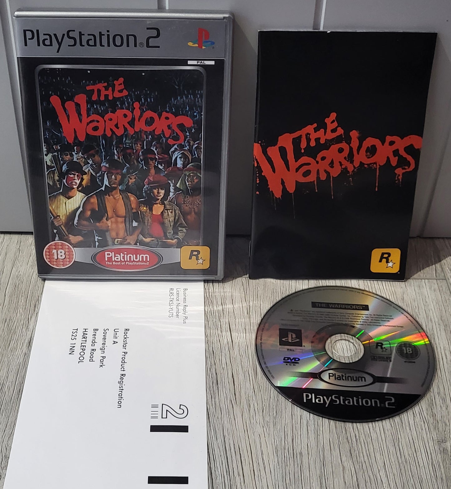 The Warriors Sony Playstation 2 (PS2) Game