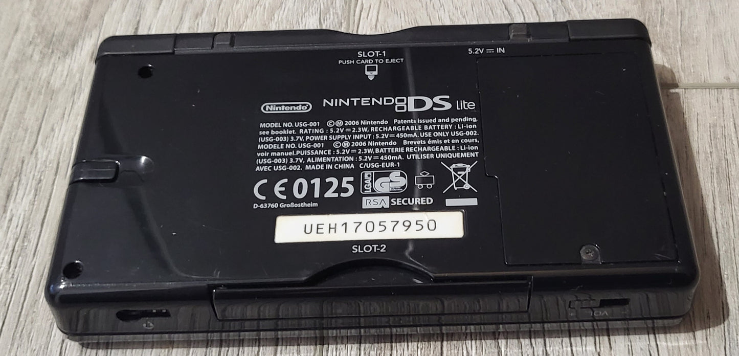 Black Nintendo DS Lite Console