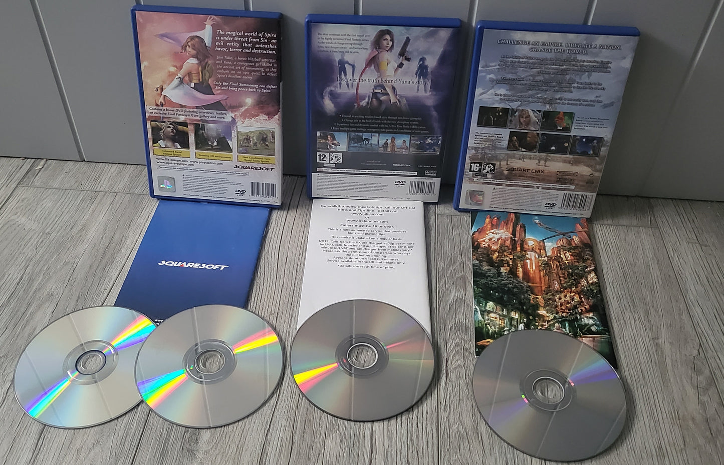 Final Fantasy: X, XII & X-2 Sony PlayStation 2 (PS2) Game Bundle