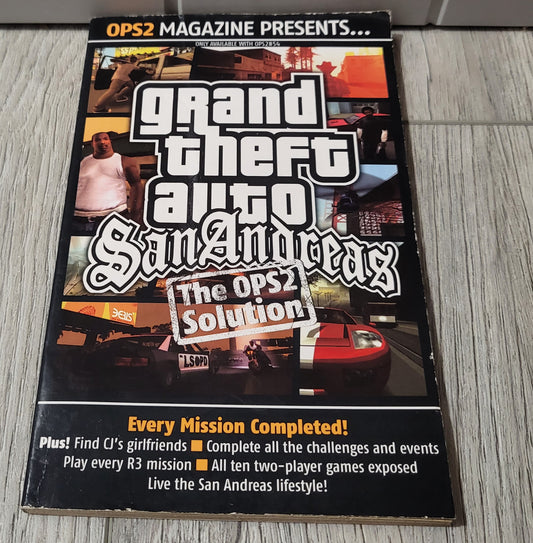 OPS2 Magazine Presents Grand Theft Auto San Andreas the OPS2 Solution RARE