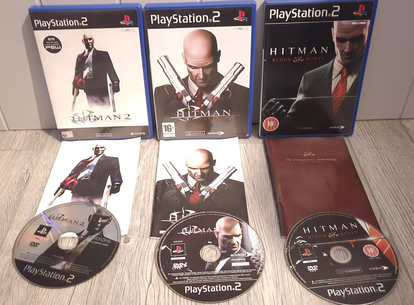 Hitman 2, Contracts & Blood Money Sony Playstation 2 (PS2) Game Bundle