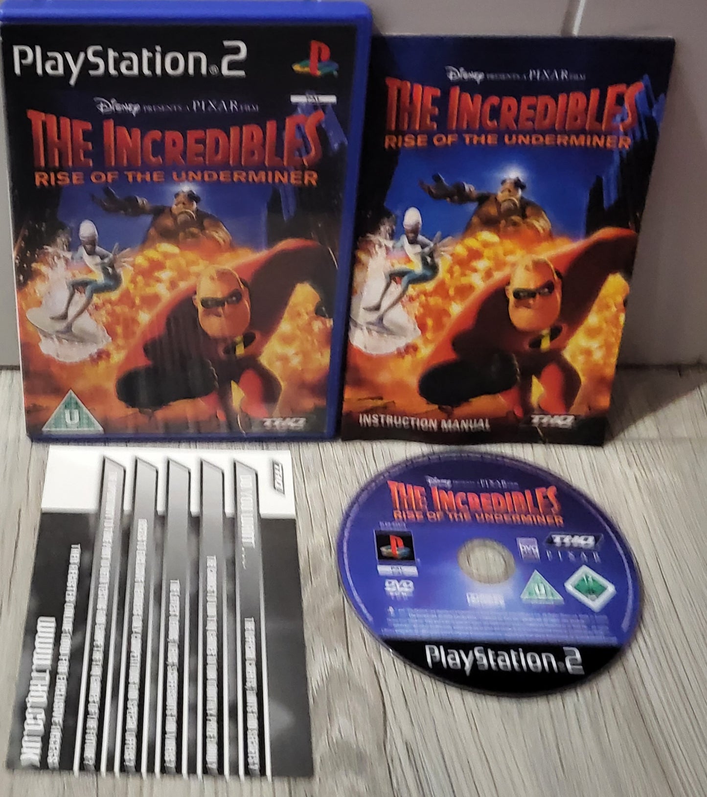 The Incredibles Rise of the Underminer Sony Playstation 2 (PS2) Game