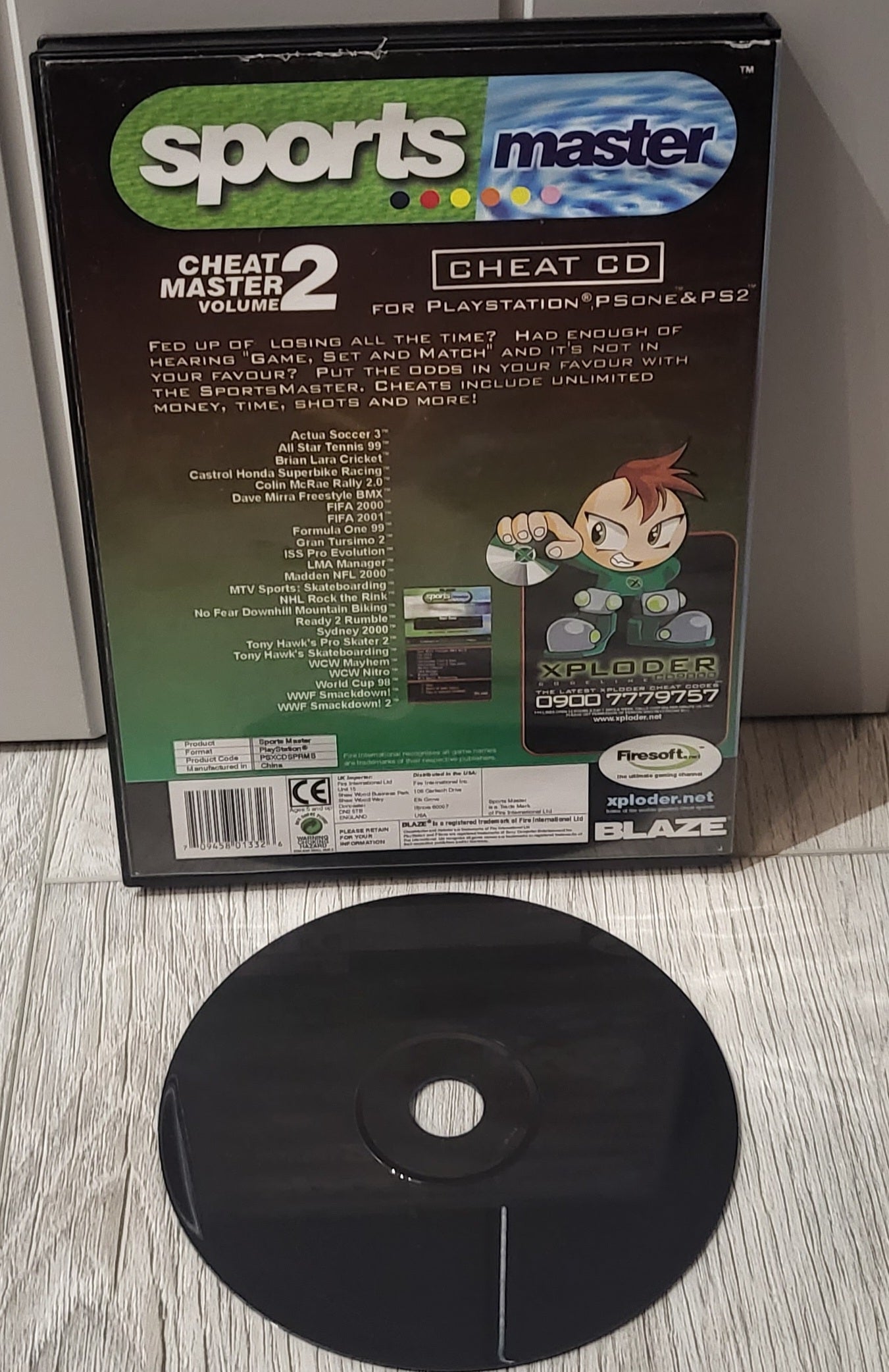 Cheat Master Volume 2 Sports Master Sony Playstation 1 & 2 ULTRA RARE