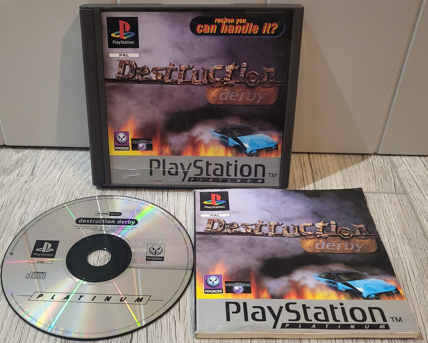 Destruction Derby Platinum Sony Playstation 1 (PS1) Game
