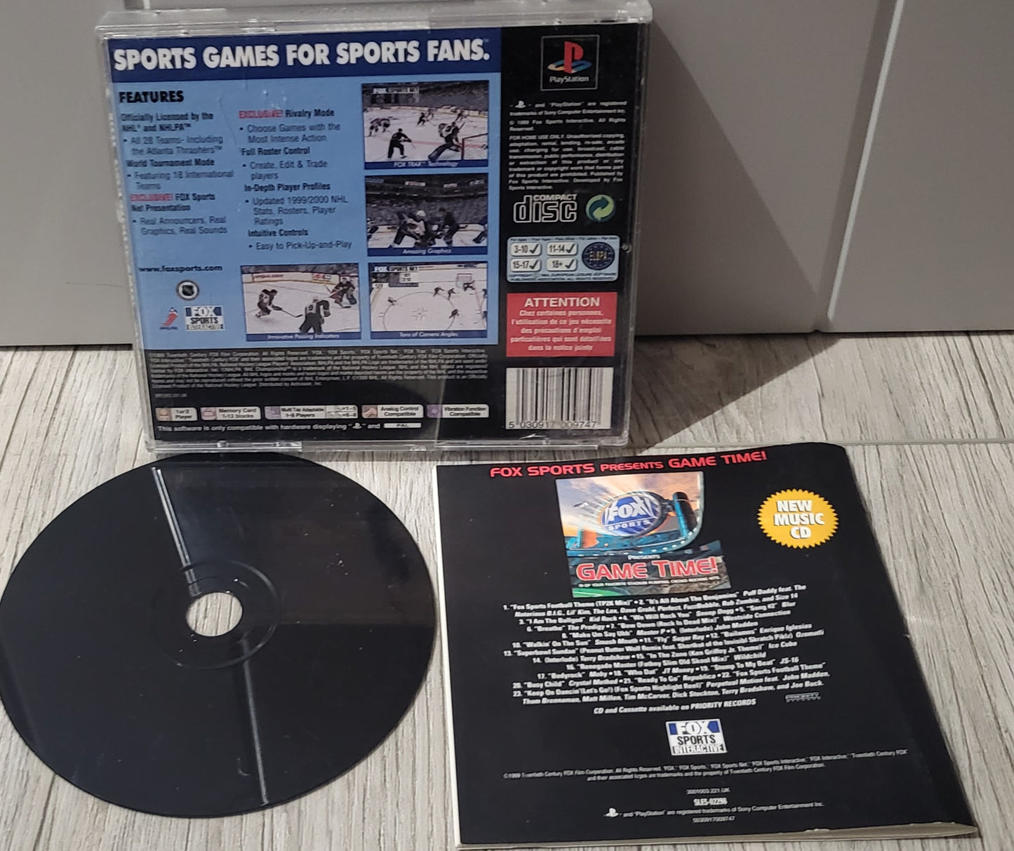 NHL Championship 2000 Sony Playstation 1 (PS1) Game