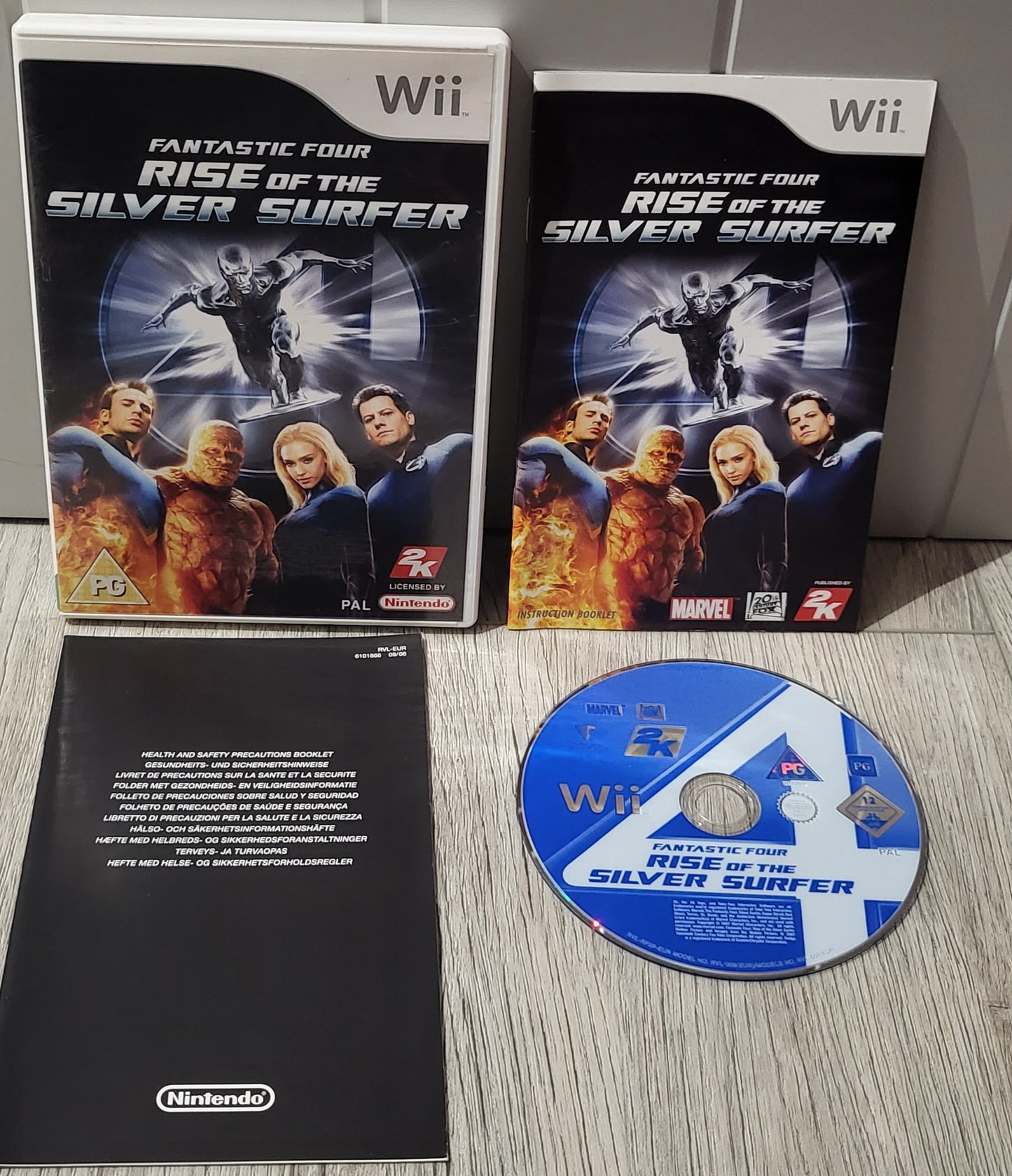 Fantastic Four Rise of the Silver Surfer Nintendo Wii Game
