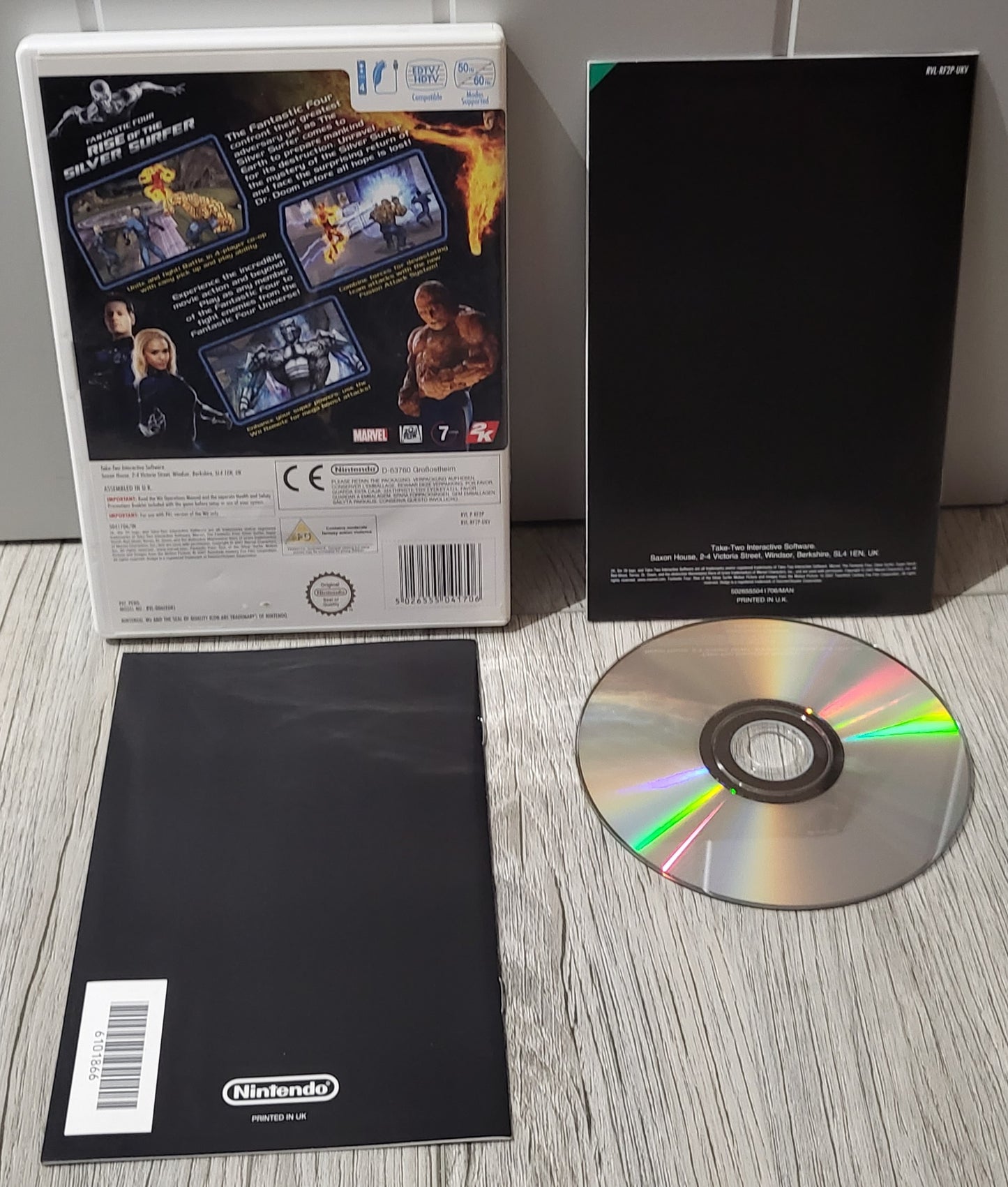 Fantastic Four Rise of the Silver Surfer Nintendo Wii Game