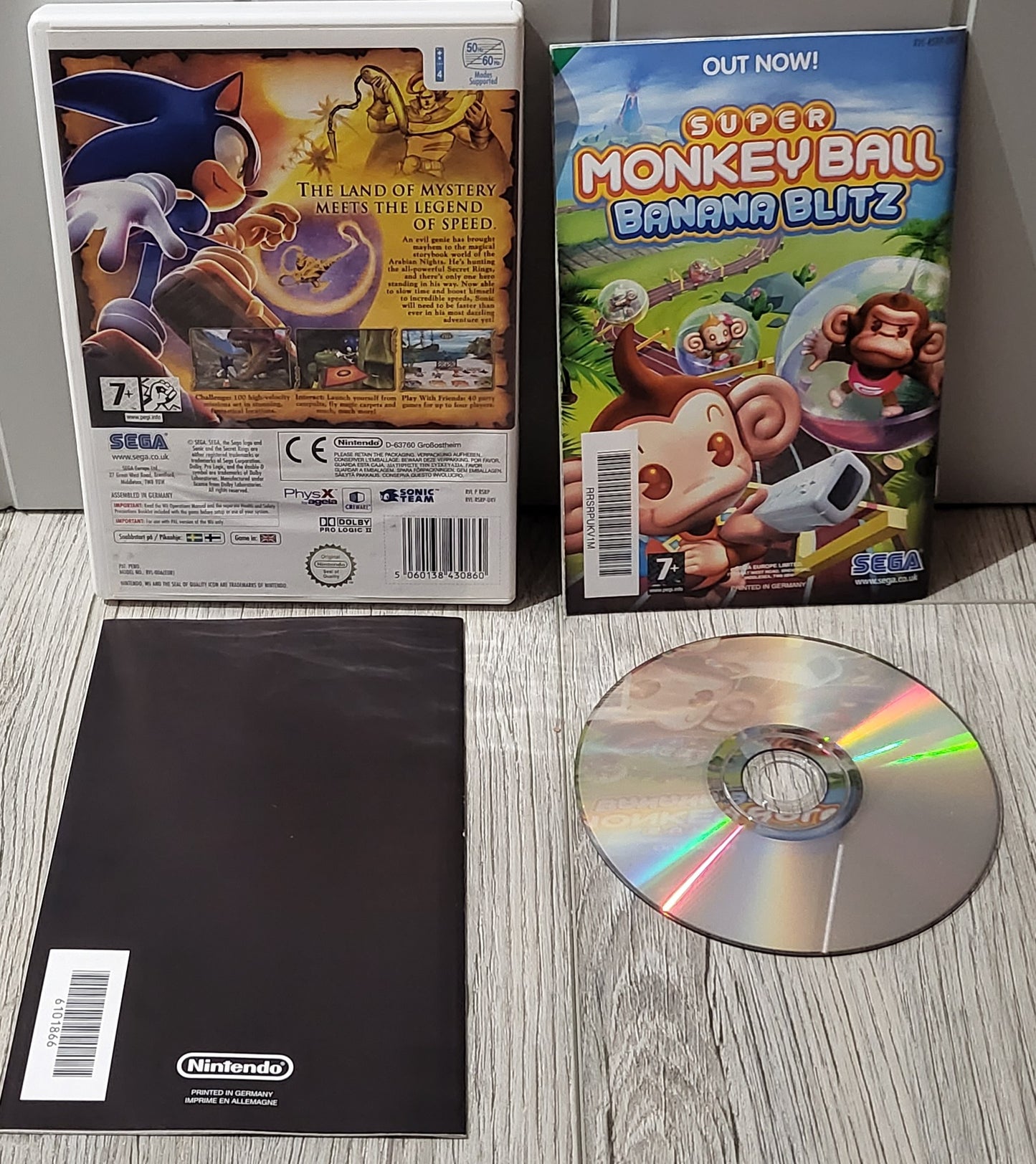 Sonic and the Secret Rings Nintendo Wii Game