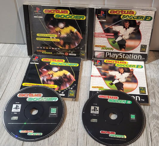 Actua Soccer 1 & 2 Sony Playstation 1 (PS1)