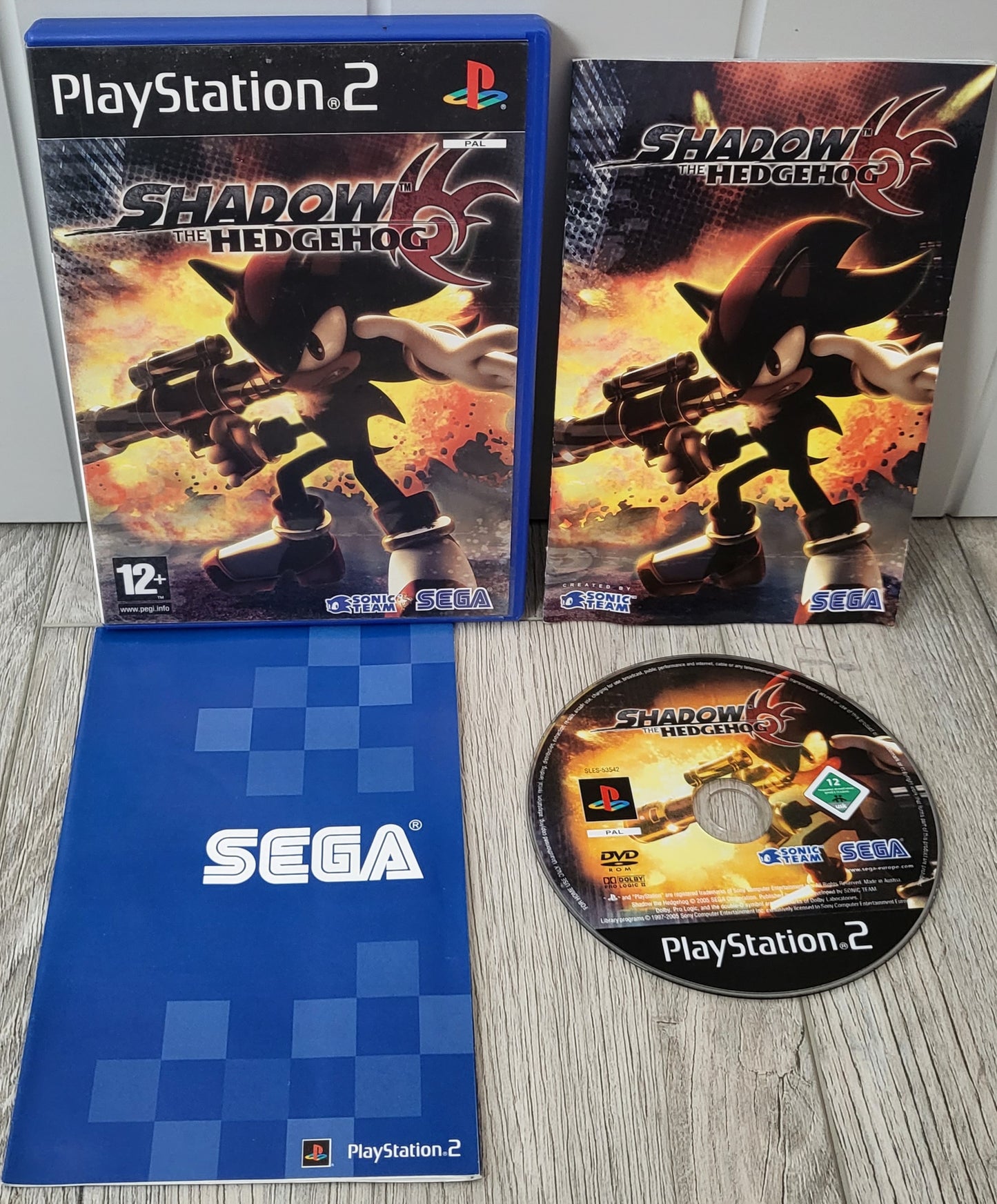 Shadow the Hedgehog Sony Playstation 2 (PS2) Game
