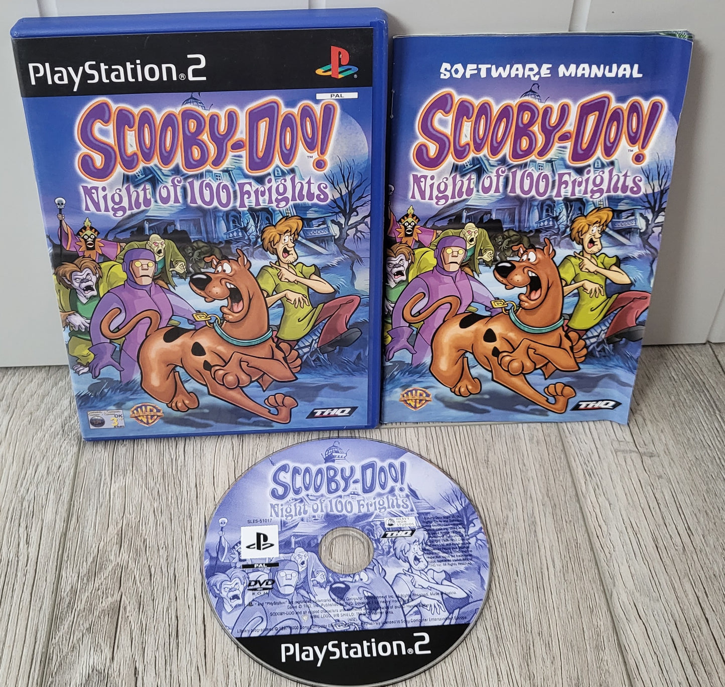 Scooby-Doo Night of 100 Frights Sony Playstation 2 (PS2) Game