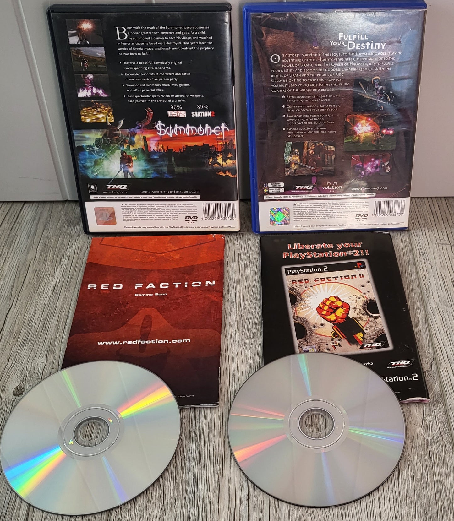 Summoner 1 & 2 Sony Playstation 2 (PS2) Game Bundle