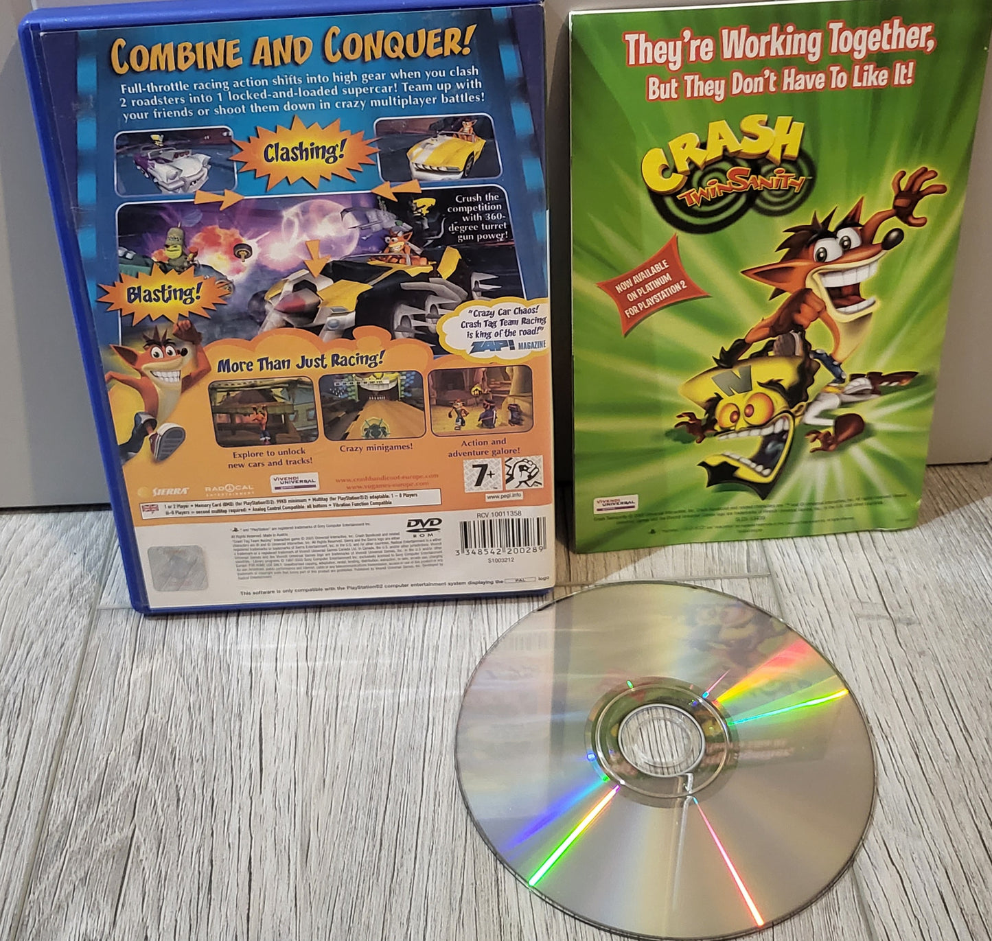 Crash Tag Team Racing Sony Playstation 2 (PS2) Game