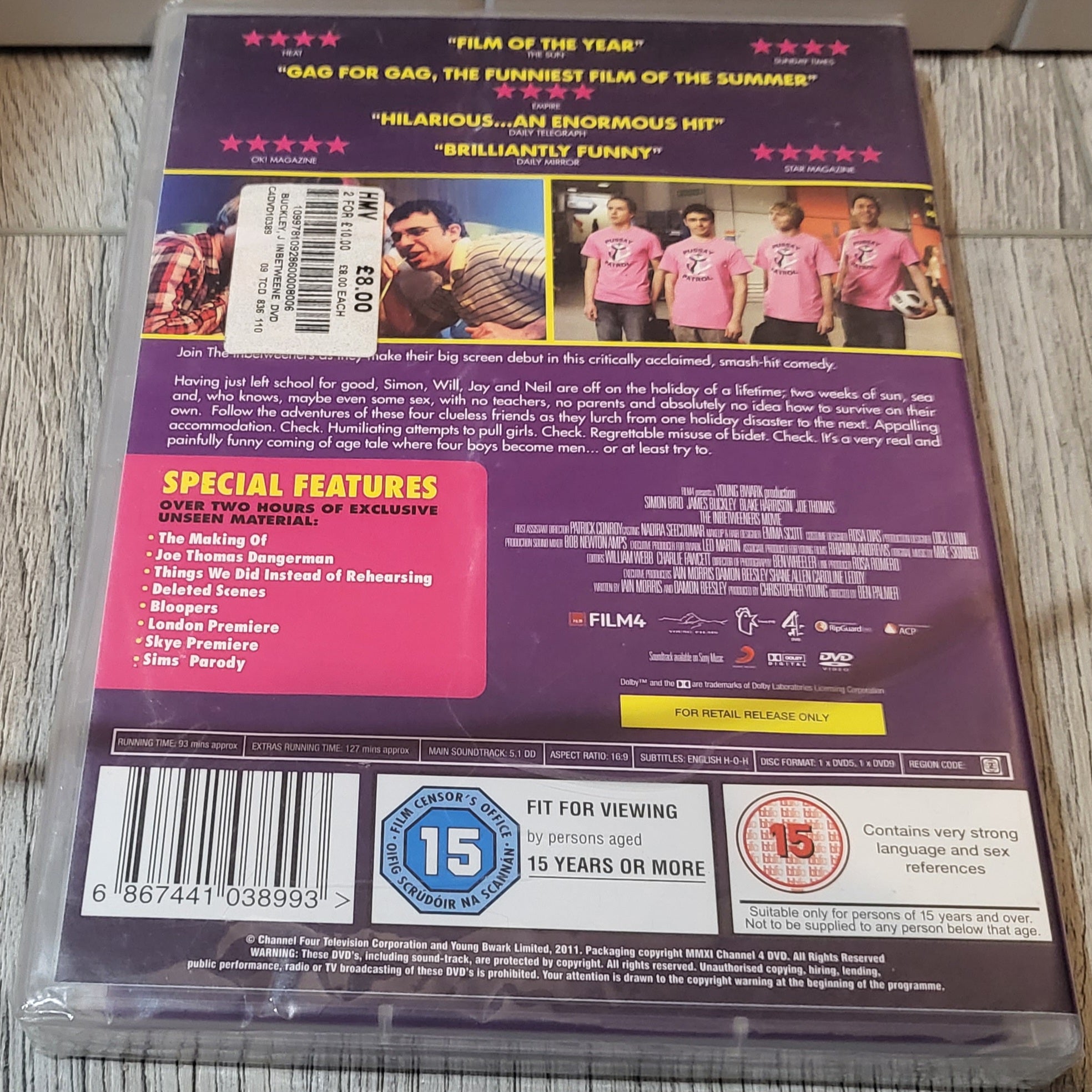 Brand New and Sealed The Inbetweeners Movie DVD