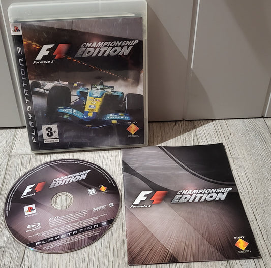 F1 Formula One Championship Edition Sony Playstation 3 (PS3)