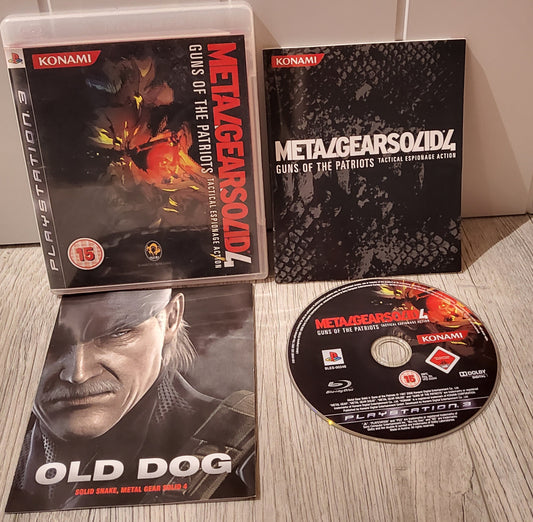 Metal Gear Solid 4 Guns of the Patriots Sony Playstation 3 (PS3) Game