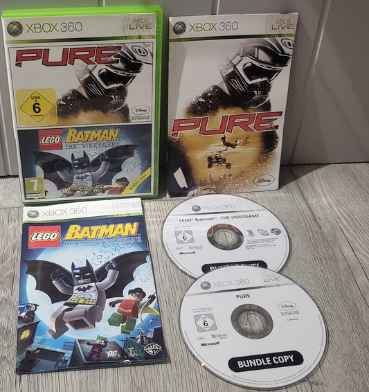 Pure And Lego Batman Bundle Copy Microsoft Xbox 360 Game