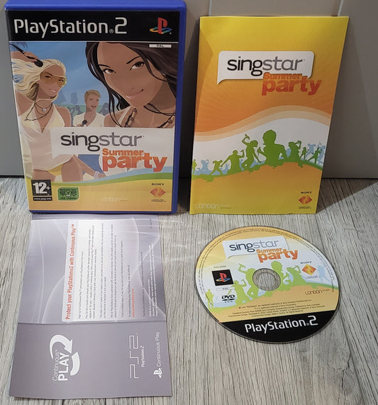 SingStar Summer Party Sony Playstation 2 (PS2)