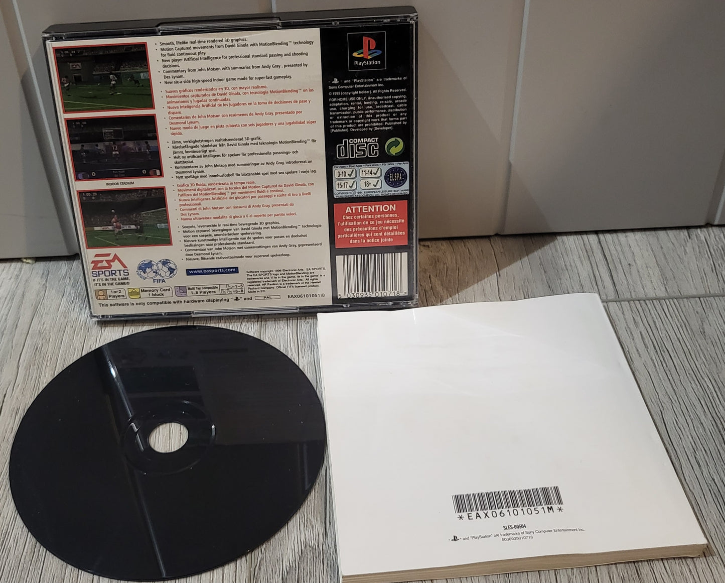 Fifa 97 Sony Playstation 1 (PS1) Game