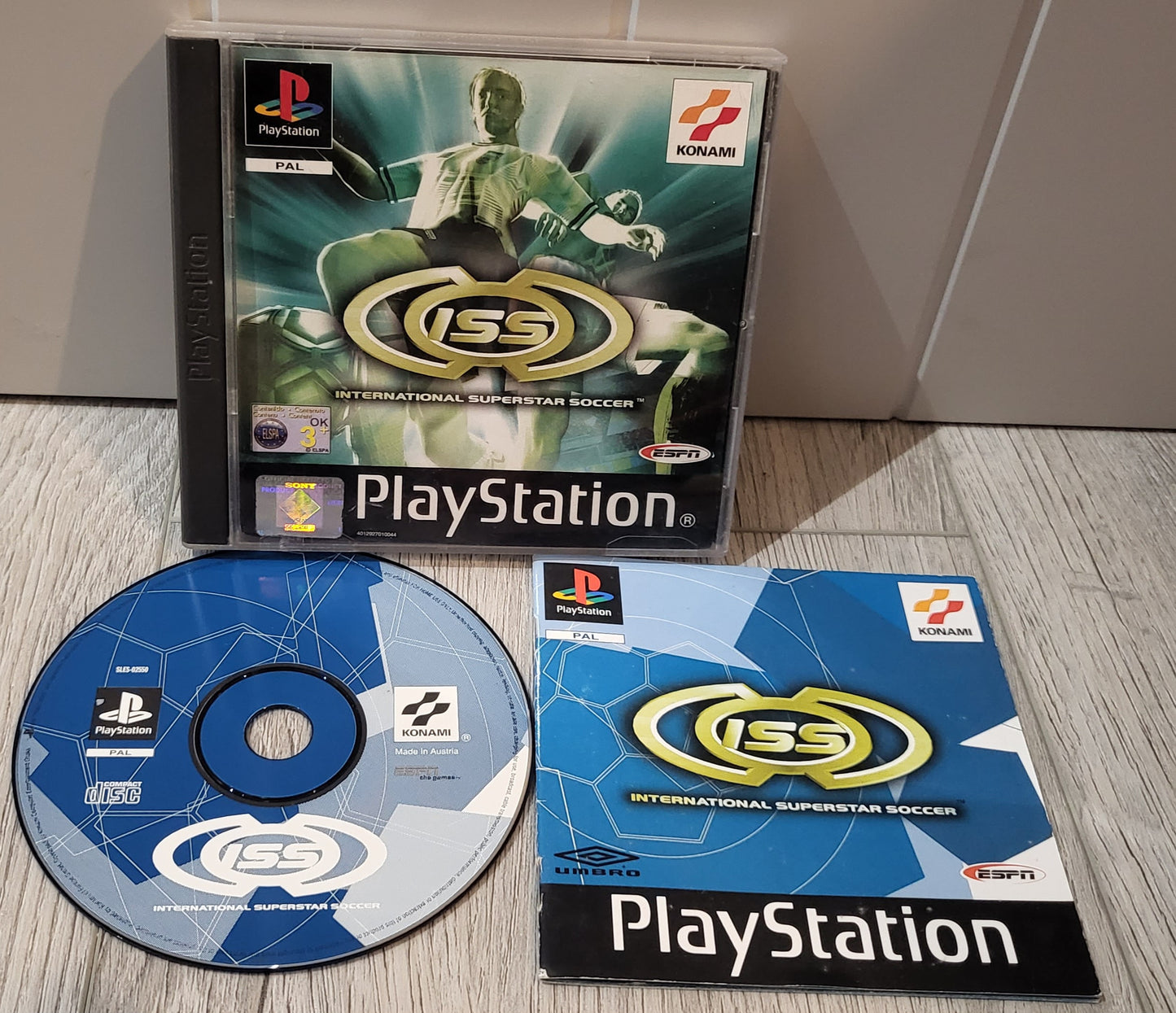 ISS International Superstar Soccer Sony Playstation 1 (PS1)