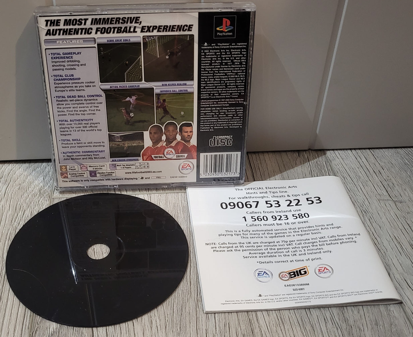 FIFA 2003 Sony Playstation 1 (PS1) Game