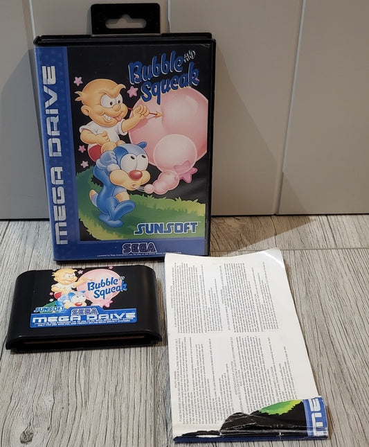 Bubble and Squeak Sega Mega Drive RARE Game