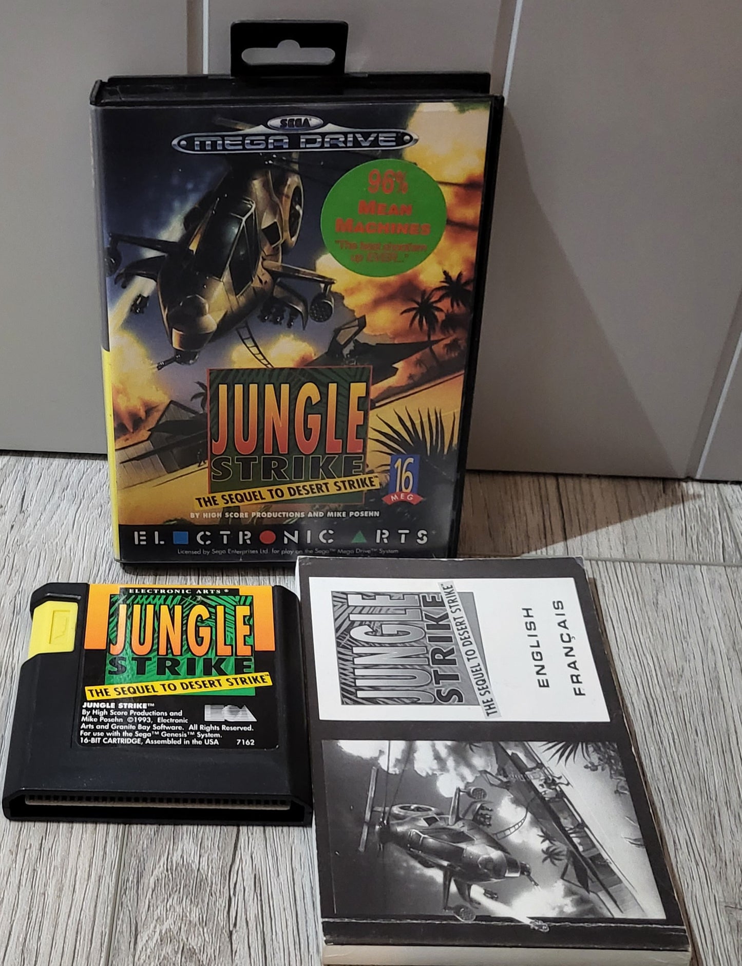 Jungle Strike Sega Mega Drive Game