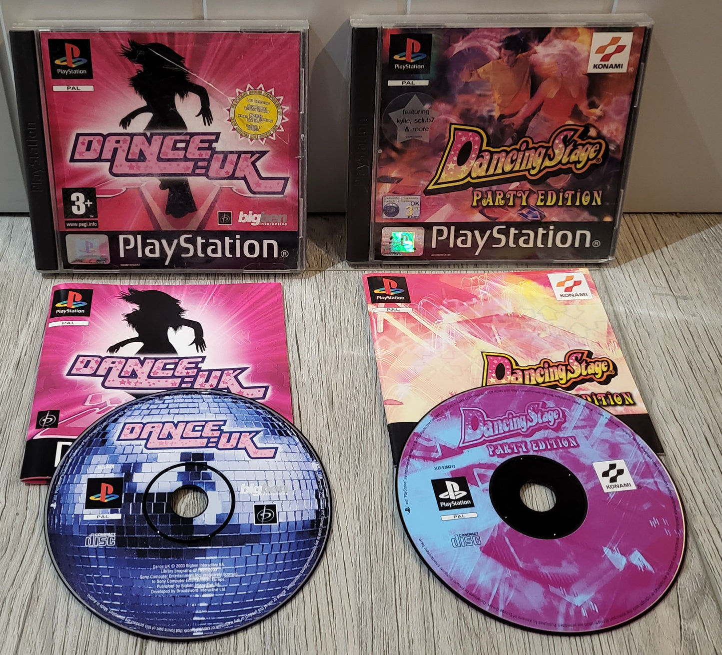 Dance UK & Dancing Stage Party Sony Playstation 1 (PS1)