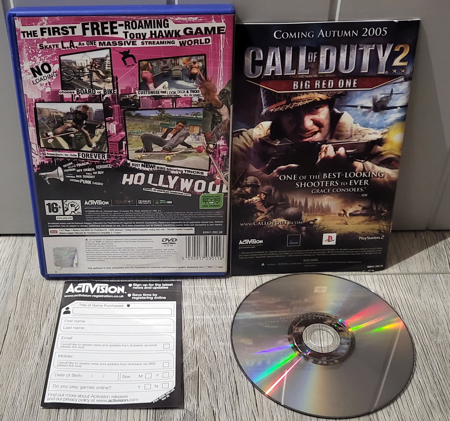 Tony Hawk's American Wasteland Sony Playstation 2 (PS2) Game