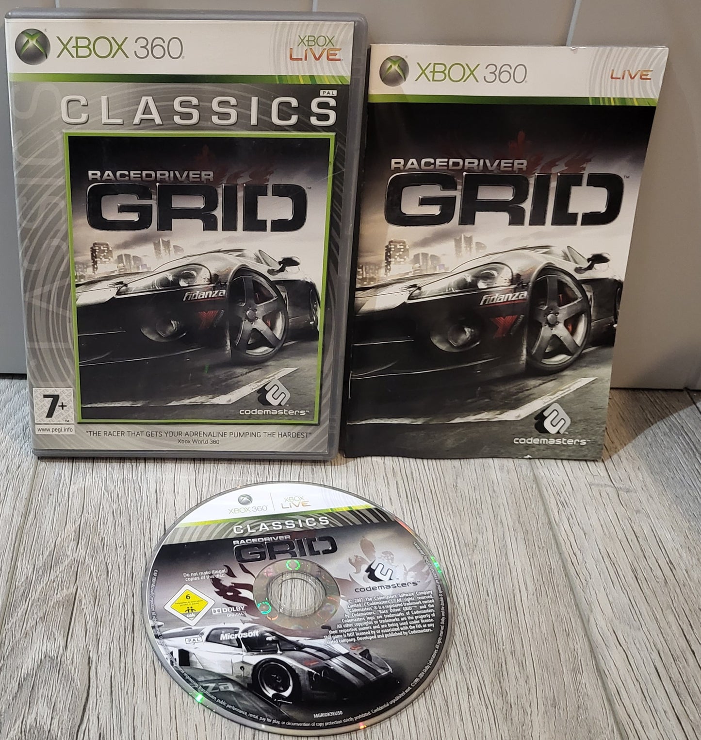 Racedriver Grid Microsoft Xbox 360