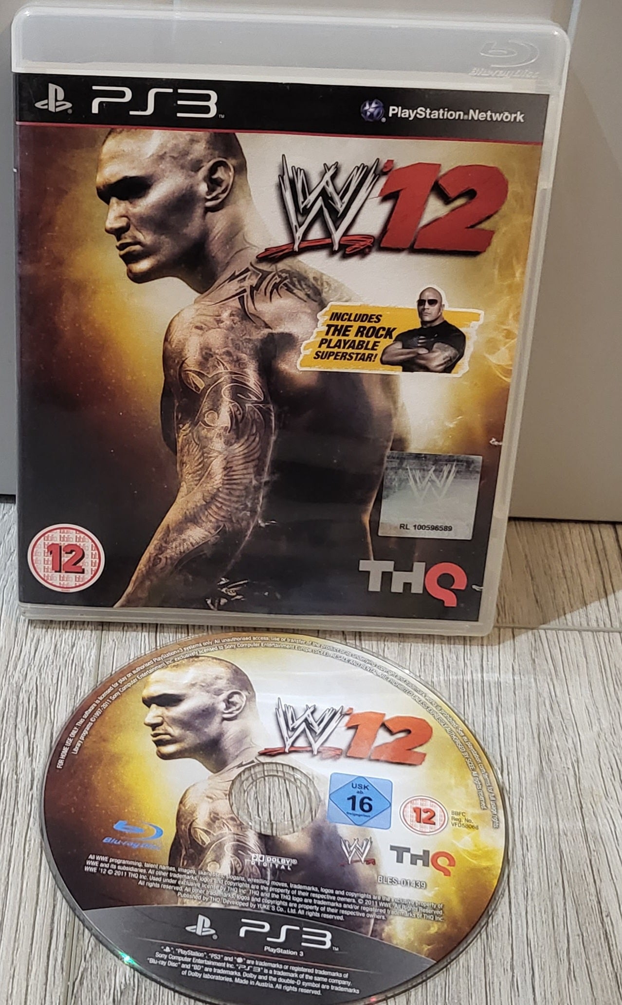 WWE 12 Sony Playstation 3 (PS3)