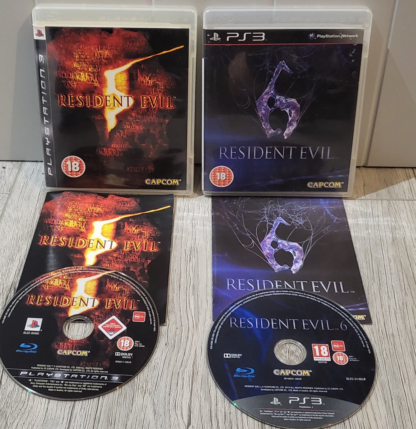 Resident Evil 5 & 6 Sony Playstation 3 (PS3)