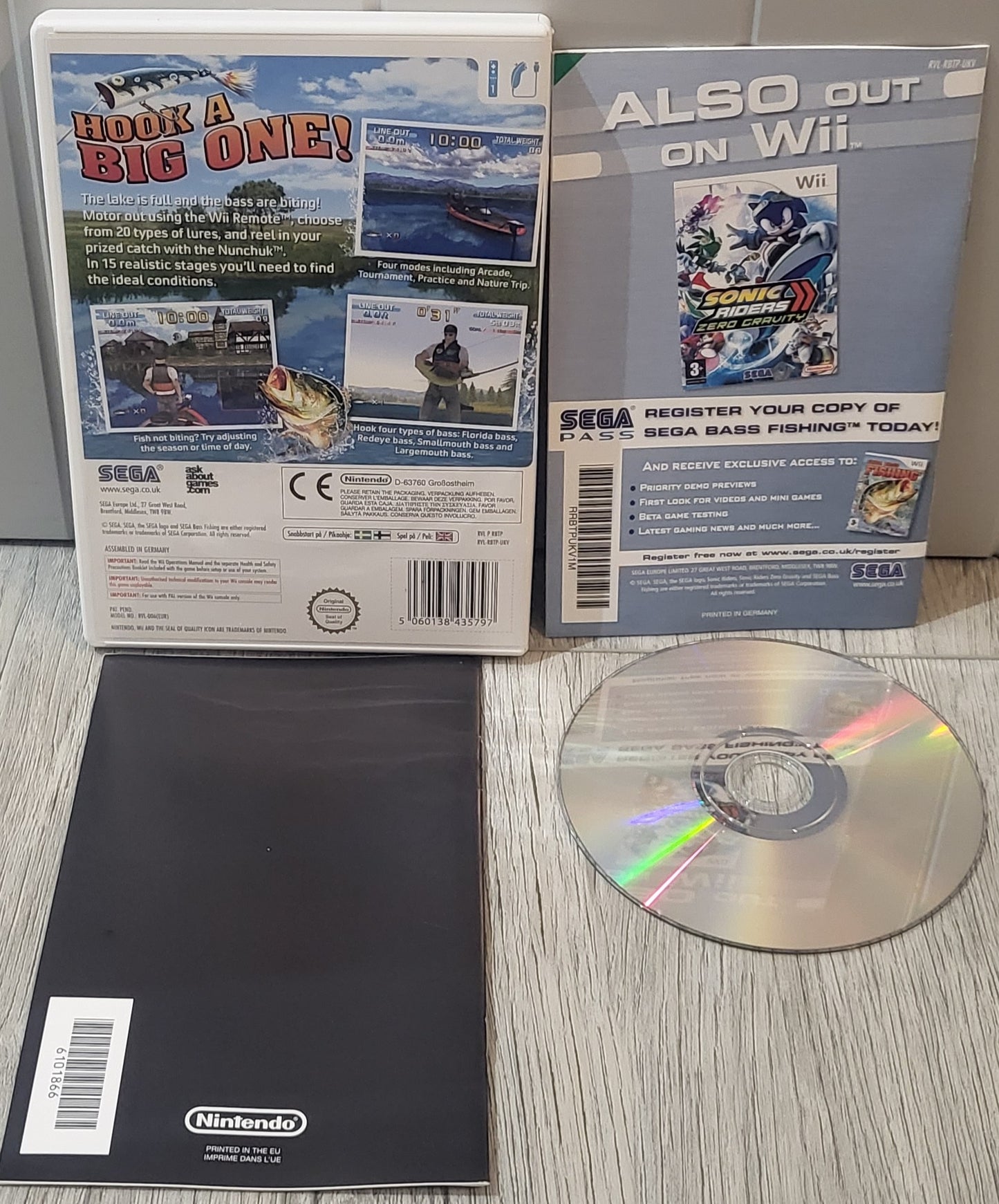 Sega Bass Fishing Nintendo Wii Game
